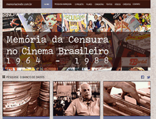 Tablet Screenshot of memoriacinebr.com.br